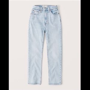 Ankle straight ultra high rise curve love jeans